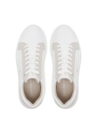 Calvin Klein Jeans Sneakersy Chunky Cupsole Mg Canvas YM0YM01219 Biały. Kolor: biały. Materiał: materiał
