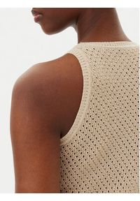 Marella Top Arak1 2513361112 Beżowy Slim Fit. Kolor: beżowy. Materiał: bawełna