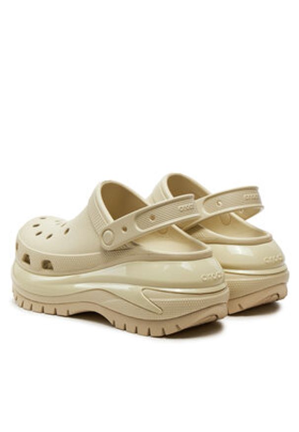 Crocs Klapki Classic Mega Crush Clog 207988 Beżowy. Kolor: beżowy