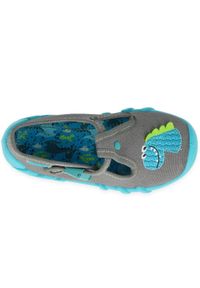 Befado obuwie dziecięce 110P441 niebieskie szare. Kolor: niebieski, wielokolorowy, szary. Materiał: bawełna, tkanina #5