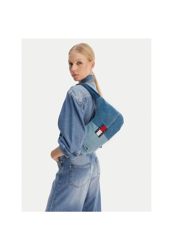 Torebka Tommy Jeans. Kolor: niebieski