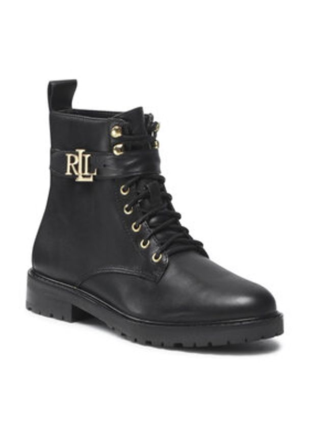 Lauren Ralph Lauren - LAUREN RALPH LAUREN Botki Elridge 802838413001 Czarny. Kolor: czarny. Materiał: skóra