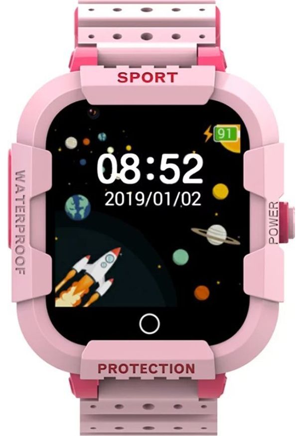 Smartwatch Rubicon RNCE75 Różowy (SMASHE099 ). Rodzaj zegarka: smartwatch. Kolor: różowy