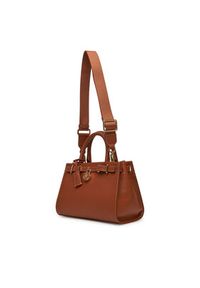 TOMMY HILFIGER - Tommy Hilfiger Torebka American Icon Mini Tote Leather AW0AW17188 Brązowy. Kolor: brązowy. Materiał: skórzane #3