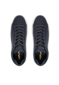 Replay - REPLAY Sneakersy GMZ7O .000.C0001L Granatowy. Kolor: niebieski. Materiał: skóra #5