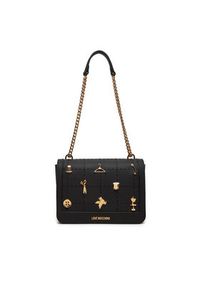 Love Moschino - LOVE MOSCHINO Torebka JC4065PP1LLI0000 Czarny. Kolor: czarny. Materiał: skórzane #3