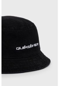 Quiksilver kapelusz bawełniany kolor czarny. Kolor: czarny. Materiał: bawełna #4