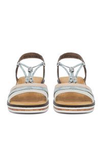 Rieker Sandały CEO-V36G4-40 Niebieski. Kolor: niebieski. Materiał: skóra #5