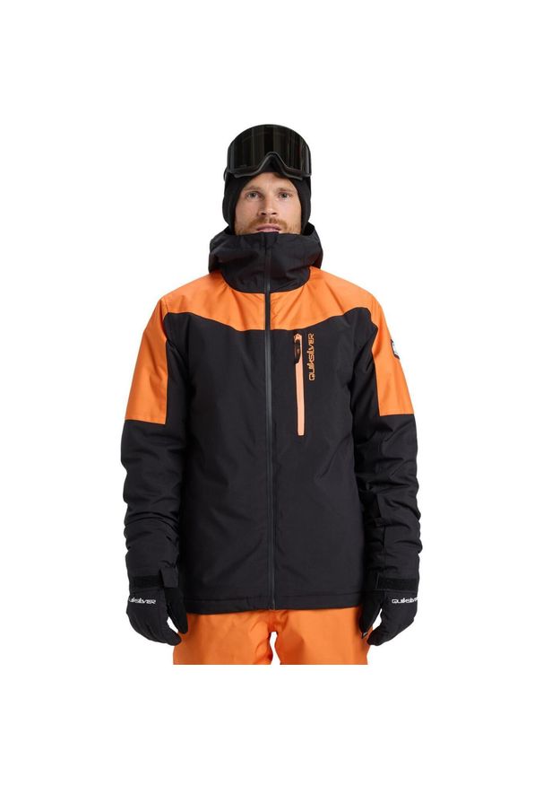 Quiksilver - Kurtka do sportów zimowych techniczna dla Mężczyzn TITANO. Kolor: brązowy. Materiał: poliester. Sezon: zima. Sport: narciarstwo