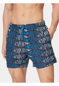 Emporio Armani Szorty kąpielowe EM000583 AF20442 FB335 Niebieski Regular Fit. Kolor: niebieski. Materiał: syntetyk #1