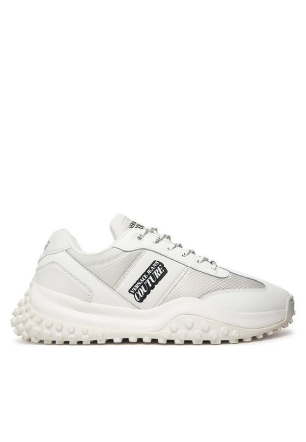Versace Jeans Couture Sneakersy 80YA3SN4 Biały. Kolor: biały. Materiał: skóra