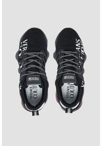Versace Jeans Couture - VERSACE JEANS COUTURE Czarne sneareksy męskie Fondo Nomo Dis. 13, Rozmiar 43. Kolor: czarny #5
