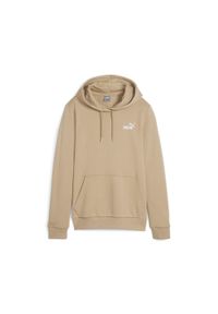 Damska bluza z kapturem z haftem Puma Essentials+. Typ kołnierza: kaptur. Kolor: beżowy. Wzór: haft #1
