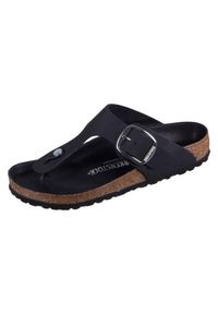 Japonki damskie Birkenstock Gizeh Big Buckle. Kolor: czarny. Materiał: materiał