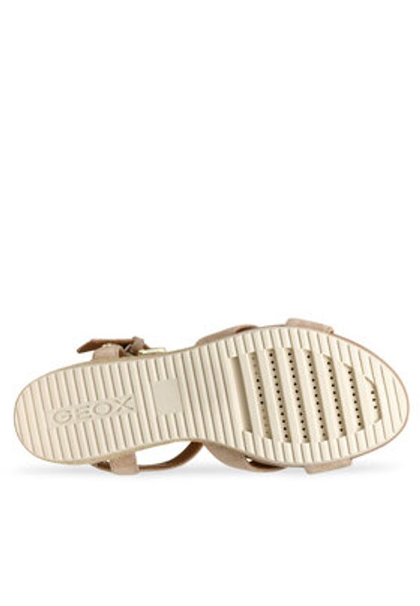 Geox Espadryle D Ischia Corda D55HHB 00020 C8191 Beżowy. Kolor: beżowy. Materiał: skóra, zamsz