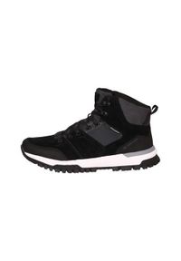 ALPINE PRO - Buty do chodzenia męskie Alpine Pro Malen. Zapięcie: sznurówki. Kolor: czarny. Materiał: materiał, skóra, syntetyk. Szerokość cholewki: normalna. Sport: turystyka piesza