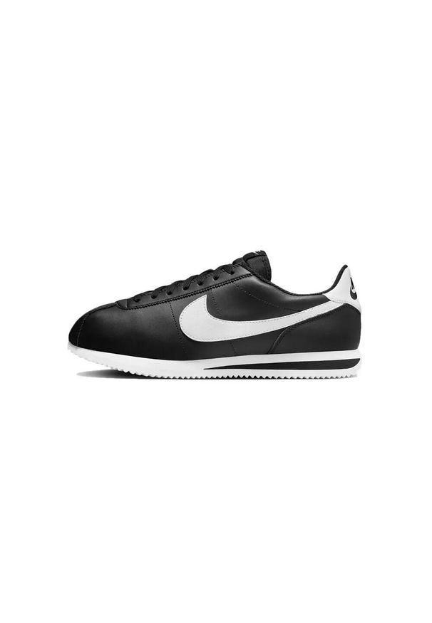 Buty do chodzenia męskie Nike Cortez. Kolor: biały, wielokolorowy, czarny. Materiał: skóra. Szerokość cholewki: normalna. Model: Nike Cortez. Sport: turystyka piesza