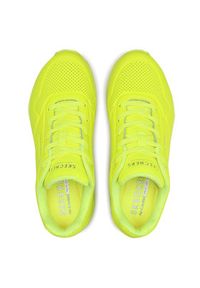skechers - Skechers Sneakersy Night Shades 73667/NYEL Żółty. Kolor: żółty. Materiał: skóra #3