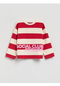 Reserved - Bluza w paski - wielobarwny. Materiał: bawełna. Wzór: paski #1