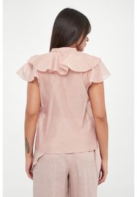 Marella Sport - Top damski z jedwabiem Faraone MARELLA MONOCHROME. Materiał: jedwab #3