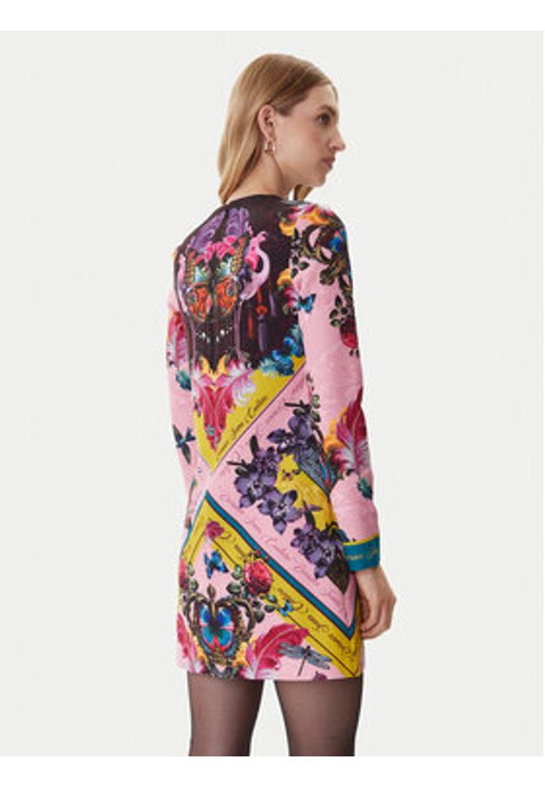 Versace Jeans Couture Sukienka codzienna 79HAO9P1 NS696 Kolorowy Slim Fit. Okazja: na co dzień. Materiał: syntetyk. Wzór: kolorowy. Typ sukienki: proste. Styl: casual