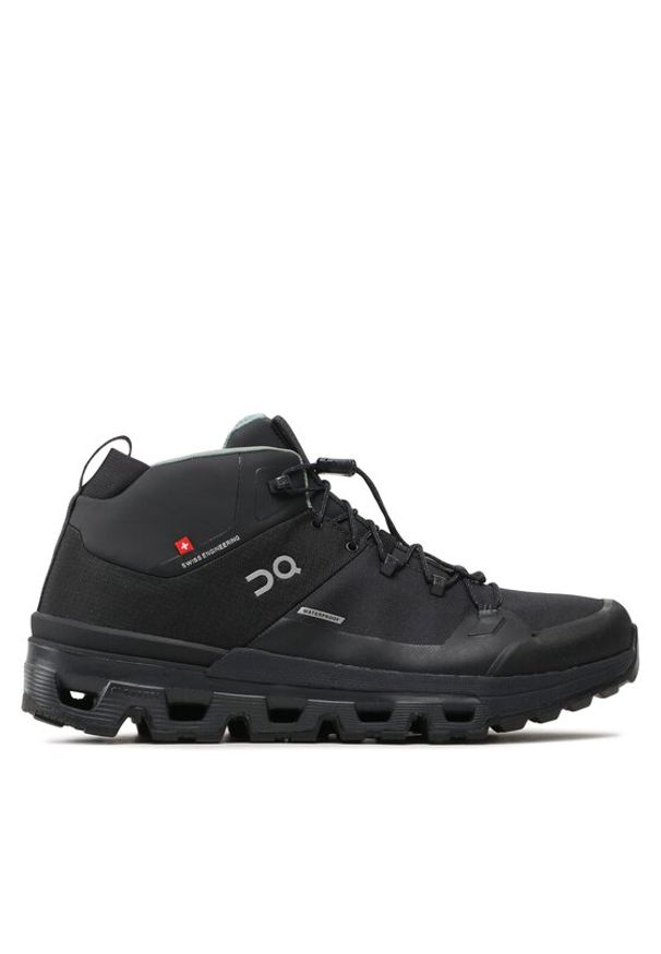 On Trekkingi Cloudtrax Waterproof 3MD10870553 Czarny. Kolor: czarny. Materiał: materiał. Sport: turystyka piesza