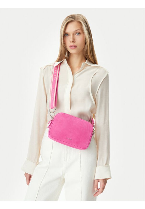 Ted Baker Torebka Dacelos 275964 Różowy. Kolor: różowy. Materiał: skórzane, zamszowe