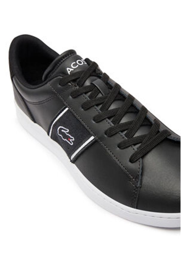 Lacoste Sneakersy 7-48SMA0013 Czarny. Kolor: czarny. Materiał: skóra