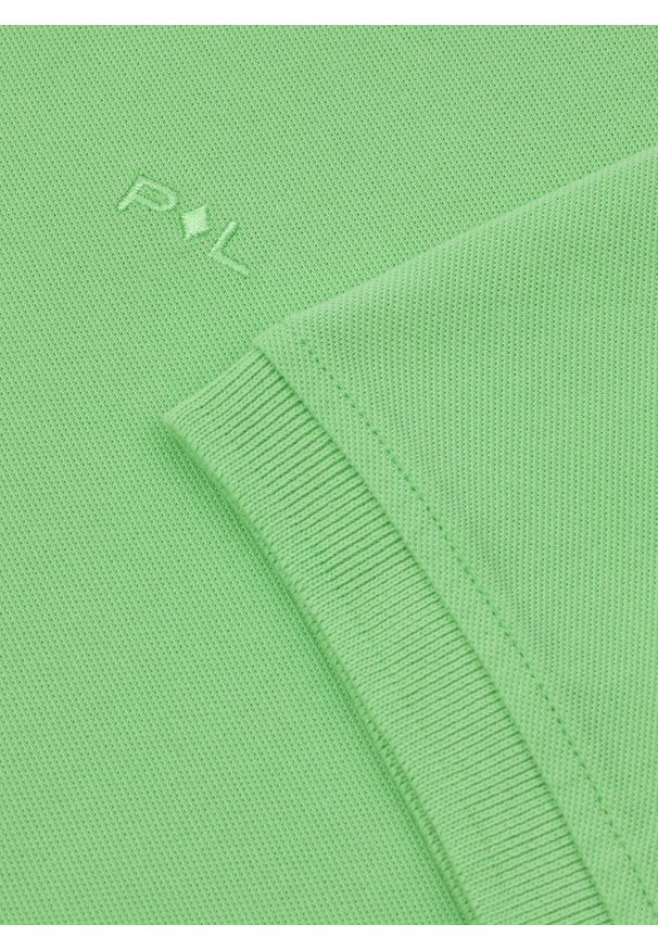 Pako Lorente - PAKO LORENTE – Gładki t-shirt polo w zielonym kolorze. Okazja: na co dzień. Typ kołnierza: polo. Kolor: zielony, oliwkowy, pomarańczowy, czerwony, biały. Materiał: bawełna. Wzór: gładki. Styl: casual