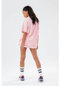 Hype t-shirt bawełniany kolor różowy. Kolor: różowy. Materiał: bawełna. Wzór: nadruk #3