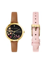 Ted Baker Zegarek Ammy Hearts BKG028000 Brązowy. Kolor: brązowy