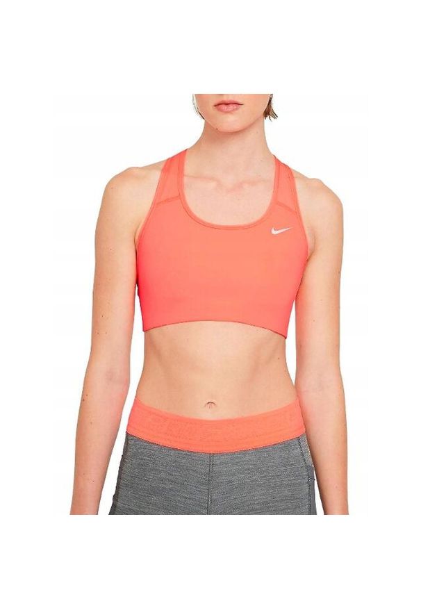 Stanik Sportowy damki Nike Nike Top treningowy. Kolor: pomarańczowy. Sport: fitness