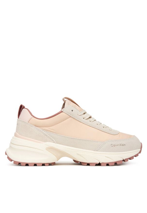 Calvin Klein Sneakersy Hike Runner Mg Nylon Mix YW0YW02075 Różowy. Kolor: różowy. Materiał: skóra