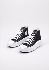 Trampki damskie Converse Chuck Taylor All Star Move Platform Hi. Kolor: czarny, wielokolorowy, biały. Obcas: na platformie. Model: Converse All Star #2
