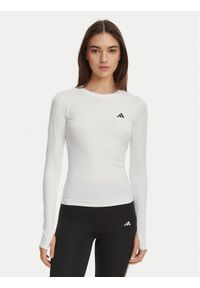 Adidas - adidas Koszulka techniczna Power Essentials Workout Contour KD2211 Biały Slim Fit. Kolor: biały. Materiał: syntetyk #1