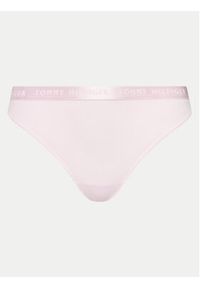 TOMMY HILFIGER - Tommy Hilfiger Komplet 3 par stringów UW0UW04480 Kolorowy. Materiał: bawełna. Wzór: kolorowy #3