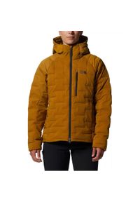 MOUNTAIN HARDWEAR - Kurtka puchowa damska Mountain Hardwear Stretchdown Hoody. Kolor: zielony. Materiał: puch. Sport: turystyka piesza #1