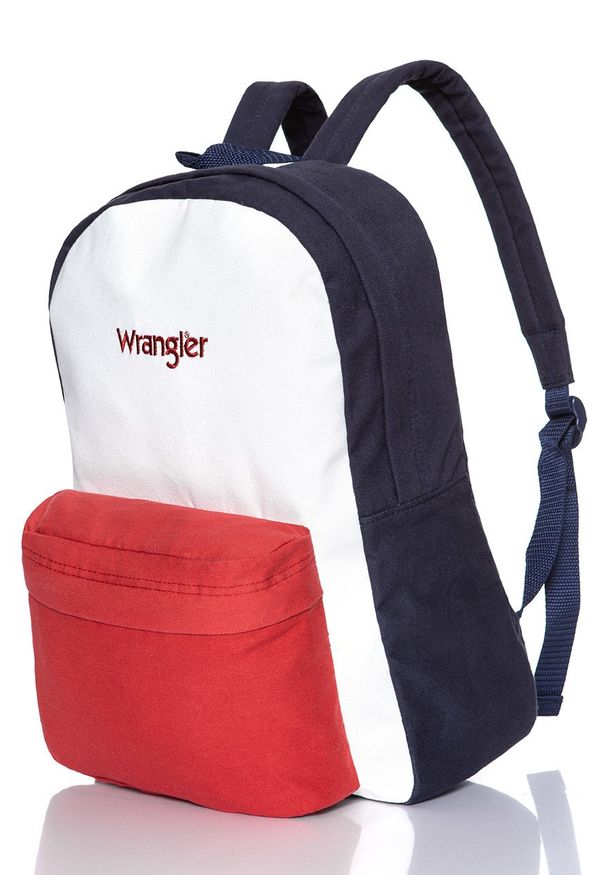 Wrangler - PLECAK WRANGLER RETRO BACKPACK NAVY W0Y01UI35. Kolor: czerwony. Styl: retro