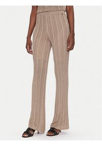 Marciano Guess Spodnie materiałowe 5GGB32 5811Z Beżowy Regular Fit. Kolor: beżowy. Materiał: syntetyk