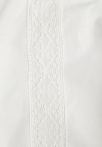 Renee - Biała Boho Sukienka z Bawełny z Haftem Wiązaniem i Ażurowymi Detalami Adrirena. Okazja: na co dzień. Kolor: biały. Materiał: bawełna. Długość rękawa: długi rękaw. Wzór: ażurowy, haft. Typ sukienki: proste. Styl: boho #6