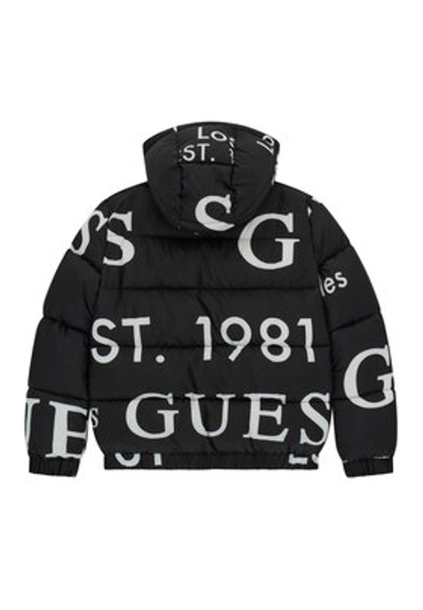 Guess Kurtka zimowa H5BJ00 WCFM0 Czarny Regular Fit. Kolor: czarny. Materiał: syntetyk. Sezon: zima