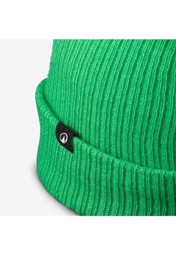 WEDZE - Czapka narciarska dla dzieci Wedze Fisherman 500. Kolor: zielony. Materiał: akryl, materiał. Sezon: zima. Styl: sportowy