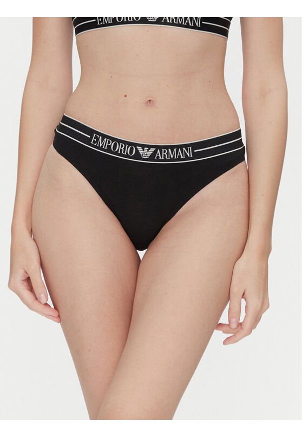 Emporio Armani Underwear Komplet 2 par fig brazylijskich EW000406 AF10881 MC005 Czarny. Kolor: czarny. Materiał: bawełna