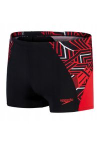 Speedo - Męskie Spodenki Kąpielowe Eco Endurance+. Kolor: czarny, czerwony, biały, wielokolorowy. Styl: sportowy