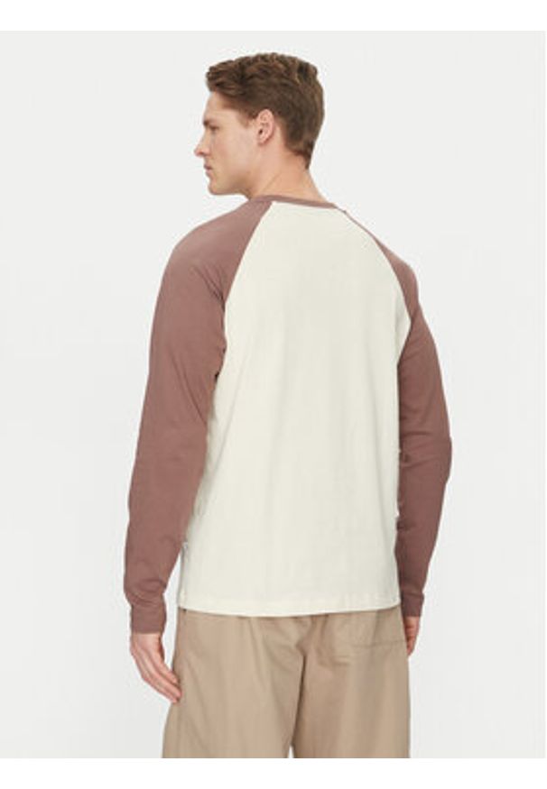 Jack & Jones - Jack&Jones Longsleeve Boston 12272977 Brązowy Relaxed Fit. Kolor: brązowy. Materiał: bawełna. Długość rękawa: długi rękaw