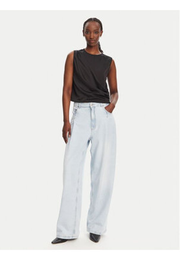 BOSS Jeansy C_ Slouchy 50540261 Niebieski Relaxed Fit. Kolor: niebieski