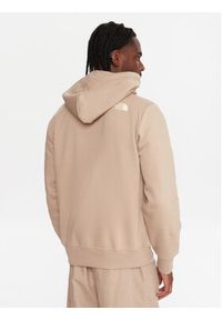 The North Face Bluza Drew Peak NF0A89EM Beżowy Regular Fit. Kolor: beżowy. Materiał: bawełna