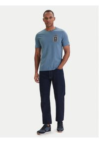 Aeronautica Militare T-Shirt 261TS2534UJ00641 Niebieski Regular Fit. Kolor: niebieski. Materiał: bawełna #2