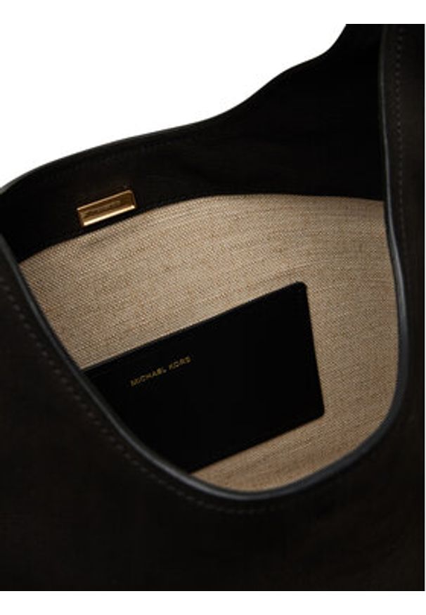 MICHAEL Michael Kors Torebka Nolita 30F4GY5H3T Czarny. Kolor: czarny. Materiał: skórzane, zamszowe