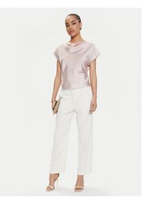 Imperial Bluzka RFZ5HDG Różowy Regular Fit. Kolor: różowy. Materiał: syntetyk #4